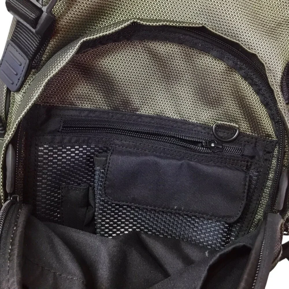 Tumi T2 Backpack Laptop Travel Bag Tech Ballistic Daypack Gunmetal Gray Padded